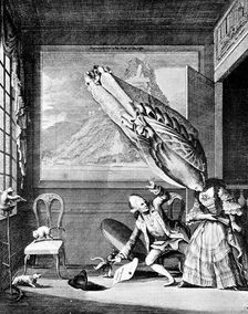 La Francoise a Londres: The French Lady in London or The Head-dress of the Year 1771