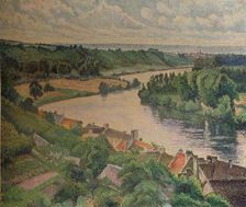 La Frette and Sartrouville, 1924. (1925). Artist: Lucien Pissaro