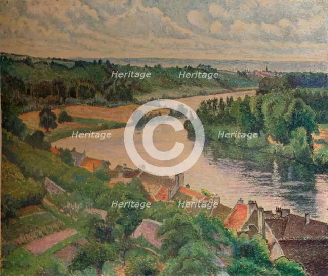La Frette and Sartrouville, 1924. (1925). Artist: Lucien Pissaro