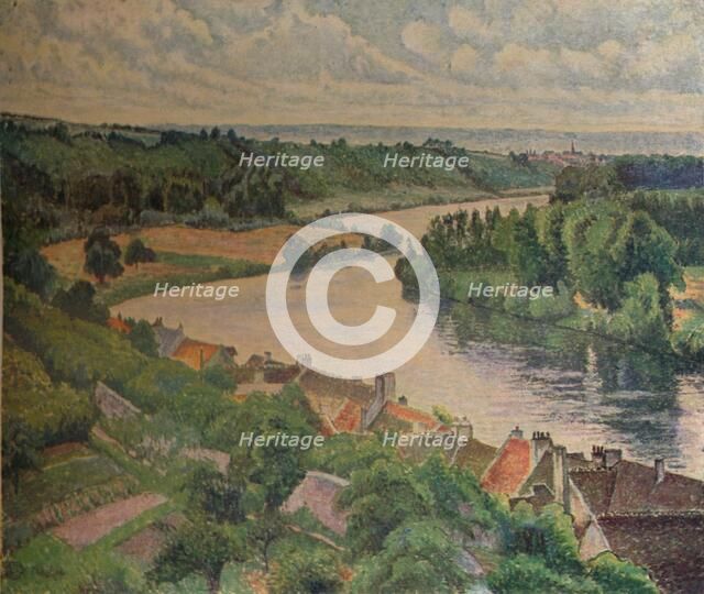 La Frette and Sartrouville, 1924. (1925). Artist: Lucien Pissaro