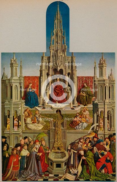 'La Fuente De La Vida', (The Fountain of Grace), 1430-1455, (c1934). Artist: Jan van Eyck.