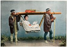 La Kago, Transport of Japan c1890. Artist: Charles Gillot