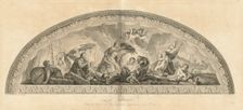 La Hollande Cintre du Salon de la Paix en face des Appartmens de la Reine..., [pl. 48], pub. 1752. Creators: Jean-Baptiste Masse, Louis Desplaces