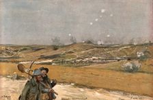 'La hauteur de Douaumont vue du la Chaume 1916 (1924) Creator: Francois Flameng