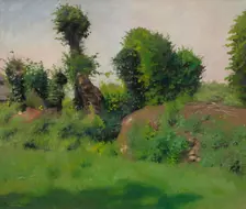 La haie, Honfleur, 1909. Creator: Vallotton, Felix Edouard (1865-1925)