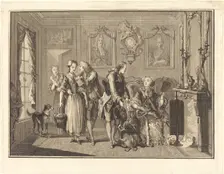 La jolie fermiere. Creators: Joseph de Longueil, Charles Eisen