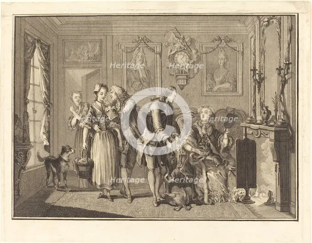 La jolie fermiere. Creators: Joseph de Longueil, Charles Eisen.