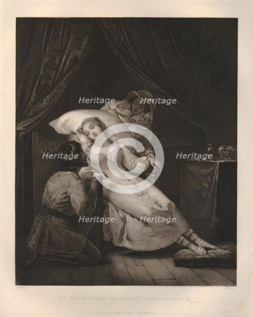 La jolie fille de Perth (Scene from "The Fair Maid of Perth" by Walter Scott). Creator: Schopin, Henri-Frédéric (1804-1880).