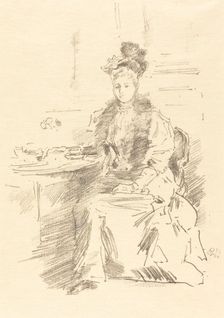 La Jolie New Yorkaise, 1894. Creator: James Abbott McNeill Whistler