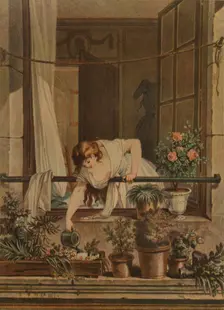 La Jardiniere (Gardening), c1790s, (1913). Artist: Antoine Le Picard de Phelippeaux