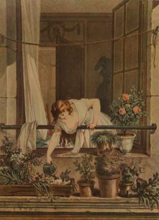 La Jardiniere (Gardening), c1790s, (1913). Artist: Antoine Le Picard de Phelippeaux