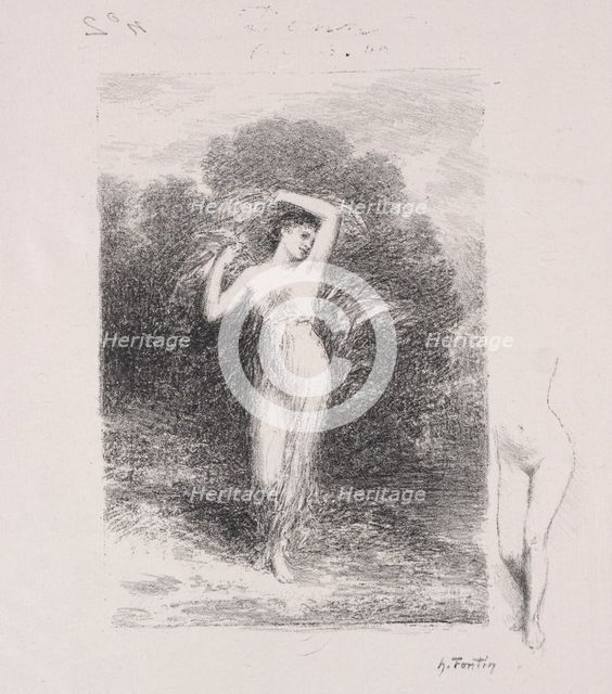 La jeune Malade. Creator: Henri Fantin-Latour (French, 1836-1904).