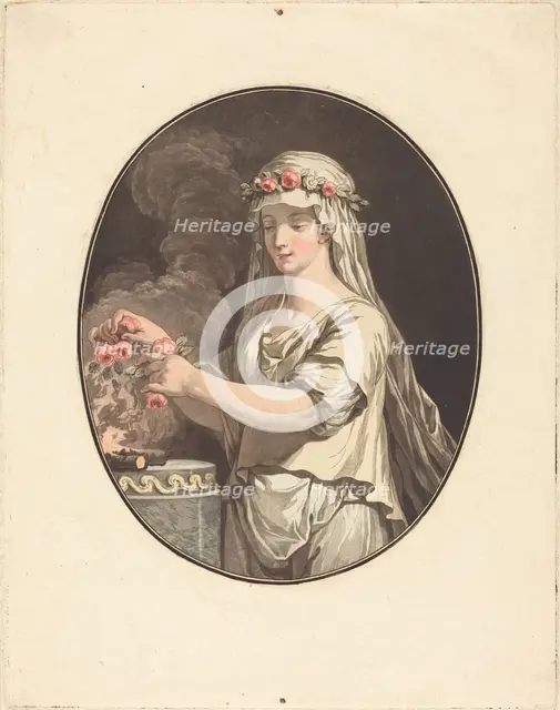 La jeune vestale. Creator: Jean Francois Janinet.