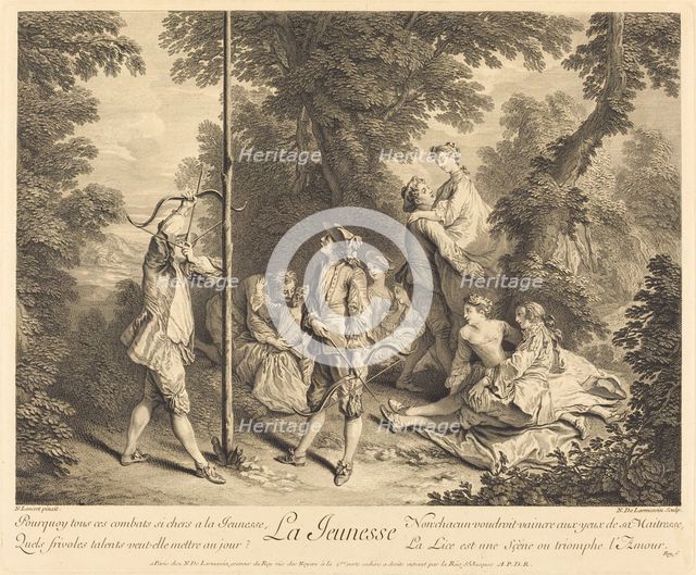 La jeunesse, 1735. Creator: Nicolas de Larmessin.