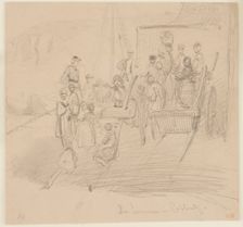 La Jeunesse a Coblentz, 1858. Creator: James Abbott McNeill Whistler