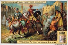 La Jerusalem deliveree par le Tasse, Clorinde saved from burning. 19th Century