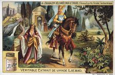 La Jerusalem deliveree par le Tasse, Renaud leaves Armide, the enchantress. 19th Century