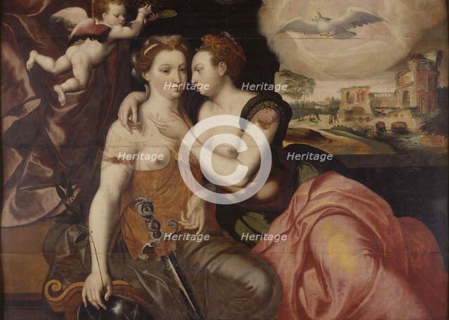 La Justice et la Paix (Justice and Peace), c.1560. Creator: Anonymous.