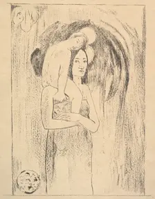 la Orana Maria, 1894-95. Creator: Paul Gauguin