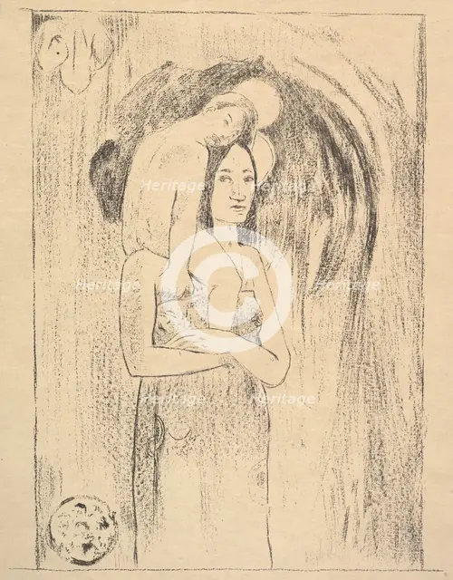 la Orana Maria, 1894-95. Creator: Paul Gauguin.