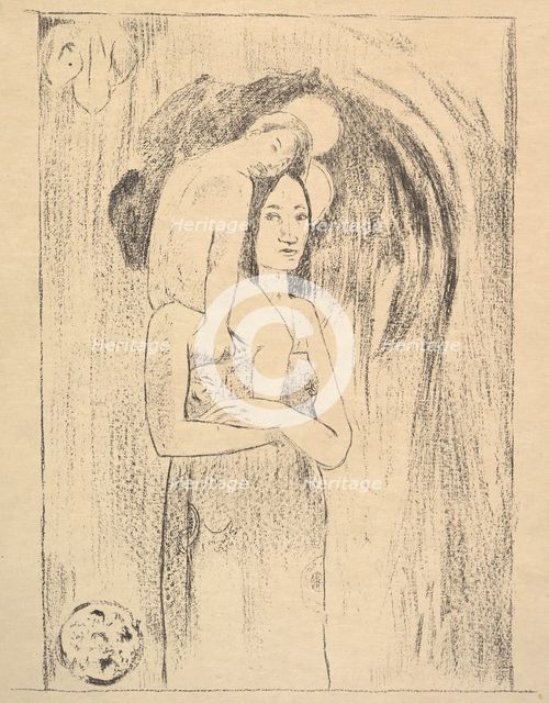 la Orana Maria, 1894-95. Creator: Paul Gauguin.