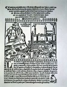 La lozana andaluza (The lush Andalusian girl), illustration of an edition of 1524
