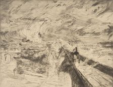 La locomotive, 1873. Creator: Felix Bracquemond