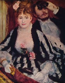 La Loge 1874, (1935). Creator: Pierre-Auguste Renoir