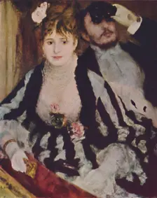 La Loge 1874, (c1950). Creator: Pierre-Auguste Renoir