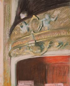 La Loge, 1880. Creator: Edgar Degas