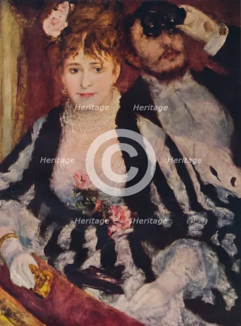 La Loge (The Theatre Box), 1874, (1938). Artist: Pierre-Auguste Renoir