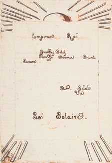 La Loi Solaire, 19th century. Creator: Charles Meryon