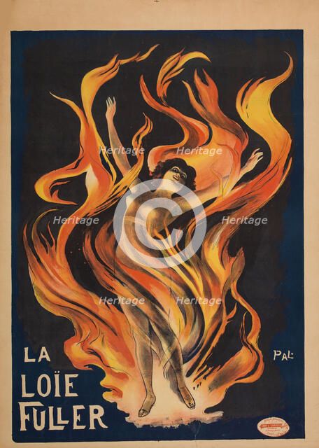 La Loïe Fuller, ca 1897. Creator: Pal (Jean de Paléologue) (1855-1942).