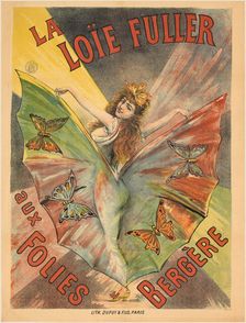 La Loïe Fuller aux Folies Bergère , 1893. Creator: Pal (Jean de Paléologue) (1855-1942)