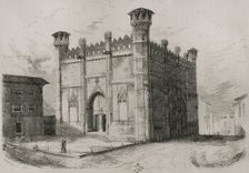 La Lonja or Sa Llotja, (Palma Market), Palma, Majorca, Balearic Islands, 1853. Creator: Antonio Roca Sallent