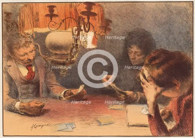 La Lampe, 1899?. Creator: François Guiguet (French, 1860-1937); Imprimerie Champenois.