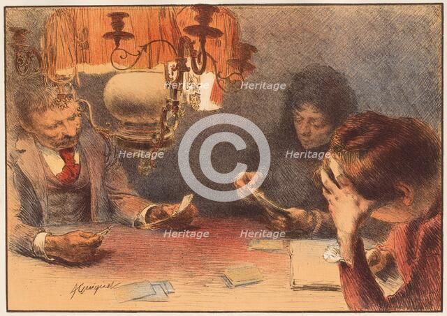 La Lampe, 1899?. Creator: François Guiguet (French, 1860-1937); Imprimerie Champenois.