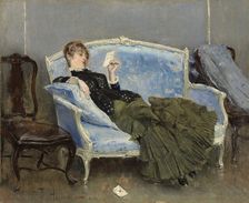 La Lettre, 1880. Creator: Helleu, Paul César (1859-1927)