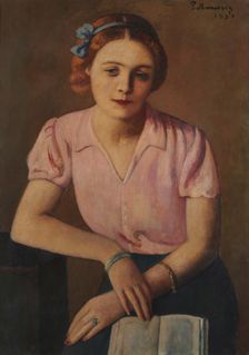 La lettrice (The Reader), 1935. Creator: Marussig, Pietro (1879-1937)