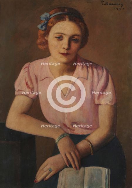 La lettrice (The Reader), 1935. Creator: Marussig, Pietro (1879-1937).