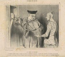 La leçon de musique, 19th century. Creator: Honore Daumier