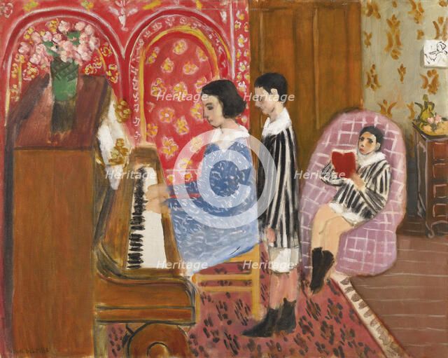 La Leçon de Piano, 1923. Creator: Henri Matisse.