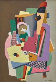 La Leçon de piano (The Piano Lesson), 1924. Creator: Valmier, Georges (1885-1937)