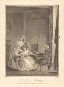 La lecon interrompue. Creator: Geraud Vidal