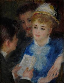 La Lecture du rôle (Play reading), 1876-1877