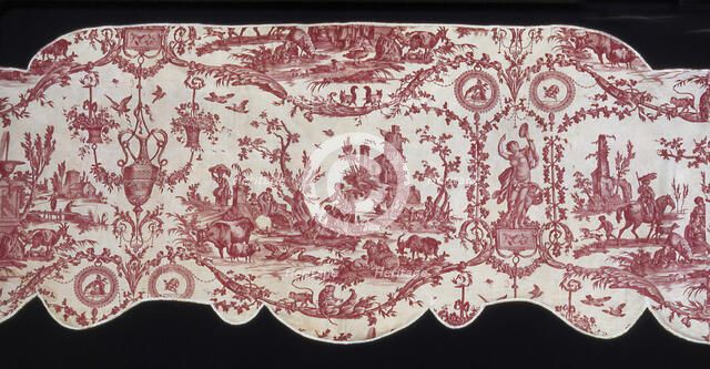 La Liberté Americaine (American Liberty) (Furnishing Fabric), France, 1783/89. Creators: Unknown, Oberkampf Manufactory.