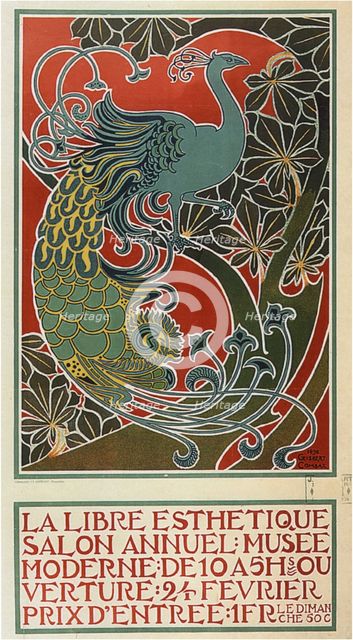 La Libre Esthétique, 1898. Artist: Combaz, Gisbert (1869-1941)