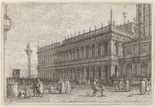La libreria. V., in or before 1742. Creator: Canaletto