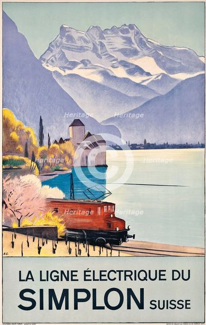 La Ligne Electrique du Simplon, 1928.
