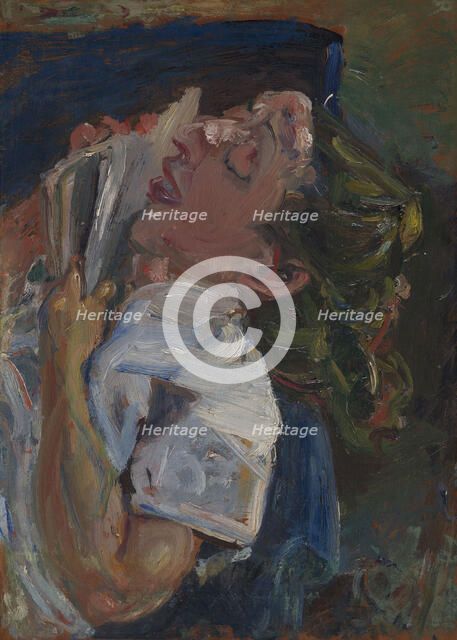 La liseuse endormie. Madeleine Castaing, ca 1937.